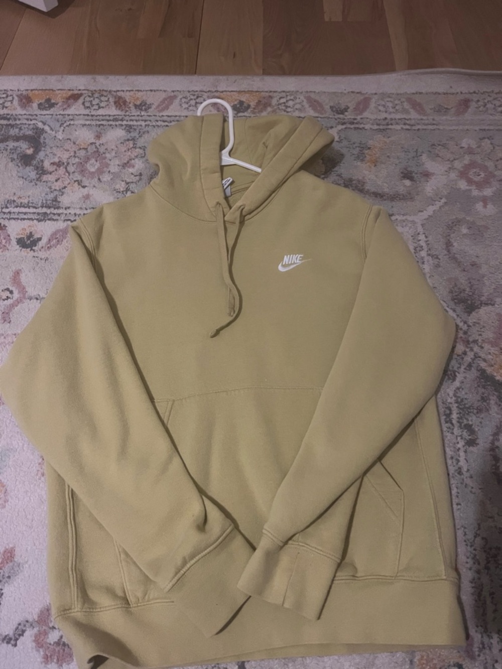Nike Men’s yellow Pullover Hoodie